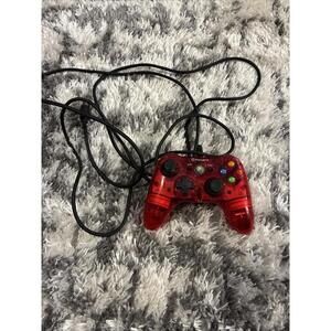 PowerA Mini Pro EX Wired PC Clear LED Red Xbox 360 Controller